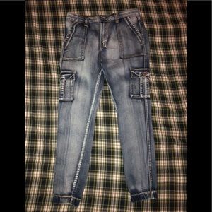 denim colored jeggings